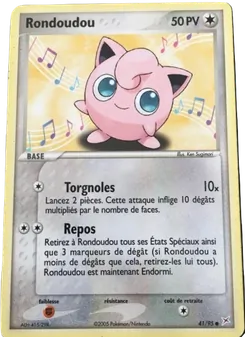 Carte Rondoudou 41/95 – EX Team Magma VS Team Aqua