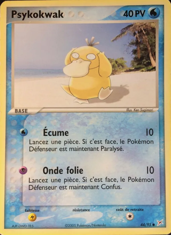Carte Psykokwak 44/95 – EX Team Magma VS Team Aqua