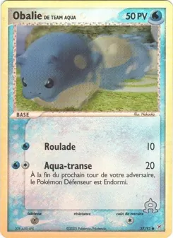 Carte Obalie de Team Aqua 57/95 – EX Team Magma vs Team Aqua