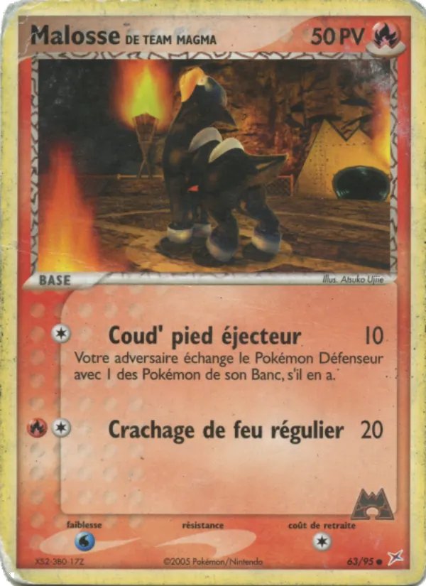 Carte Malosse de Team Magma 63/95 – EX Team Magma VS Team Aqua