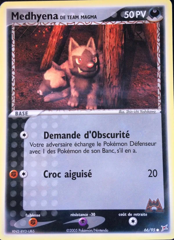 Carte Medhyena de Team Magma 66/95 – EX Team Magma VS Team Aqua