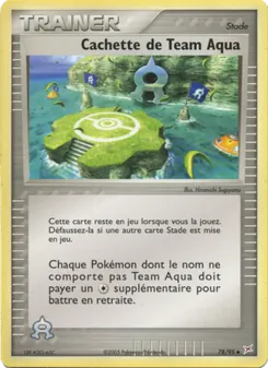 Carte Cachette de Team Aqua 78/95 – EX Team Magma VS Team Aqua