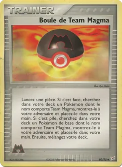 Carte Boule de Team Magma 80/95 – EX Team Magma vs Team Aqua