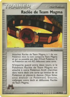 Carte Raclée de Team Magma 81/95 – EX Team Magma VS Team Aqua