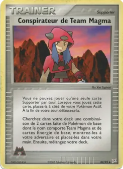 Carte Conspirateur de Team Magma 82/95 – EX Team Magma VS Team Aqua