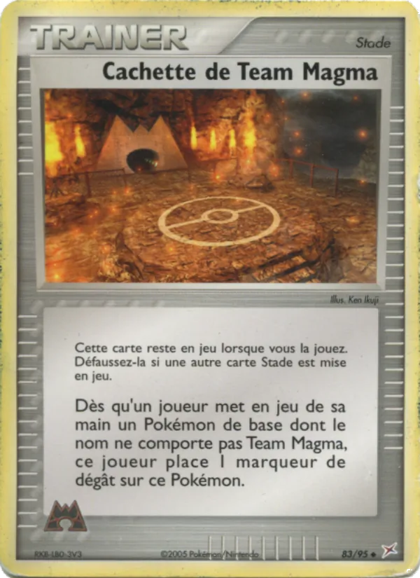 Carte Cachette de Team Magma 83/95 – EX Team Magma VS Team Aqua