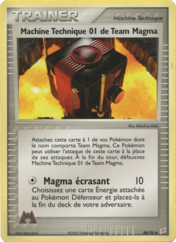 Carte Machine Technique 01 de Team Magma 84/95 – EX Team Magma VS Team Aqua