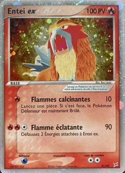 Carte Entei ex 91/95 – EX Team Magma vs Team Aqua