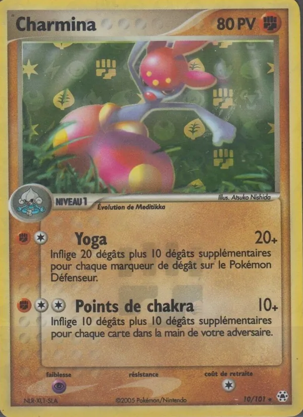 Carte Charmina 10/101 – EX Légendes Oubliées