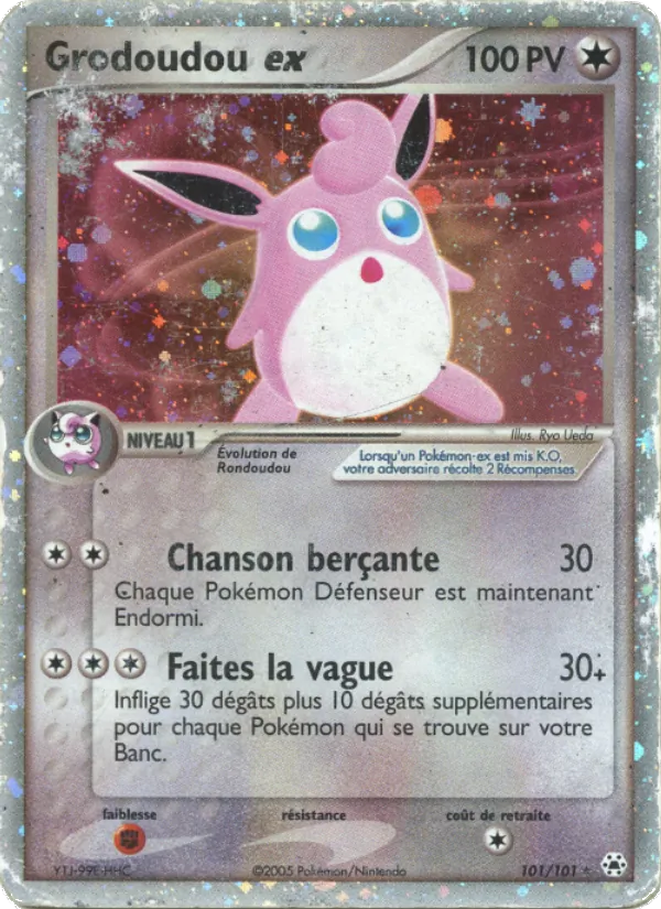 Carte Grodoudou ex 101/101 – EX Légendes Oubliées