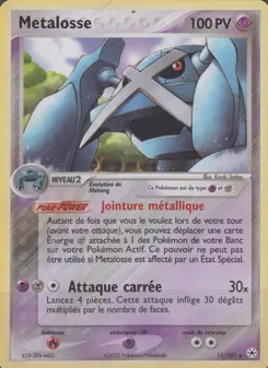 Carte Métalosse 11/101 – EX Légendes Oubliées
