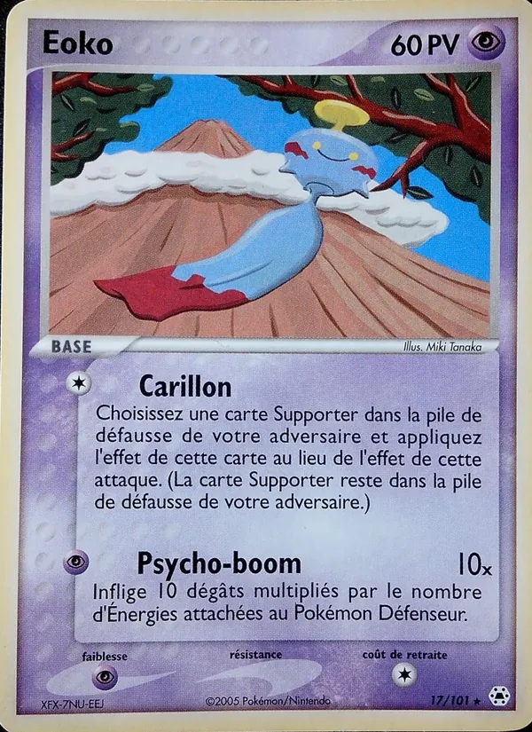 Carte Éoko 17/101 – EX Légendes Oubliées