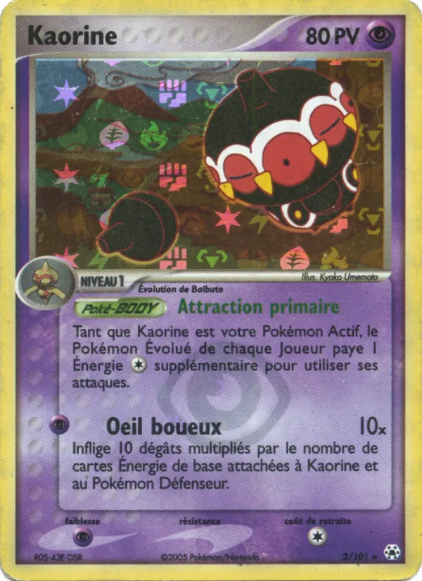 Carte Kaorine 2/101 – EX Légendes Oubliées