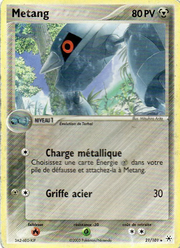 Carte Métang 21/101 – EX Légendes Oubliées