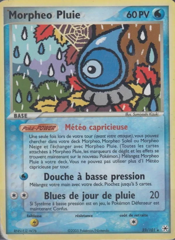 Carte Morpheo Pluie 23/101 – EX Légendes Oubliées