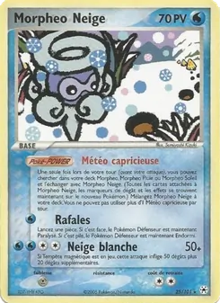 Carte Morpheo Neige 25/101 – EX Légendes Oubliées
