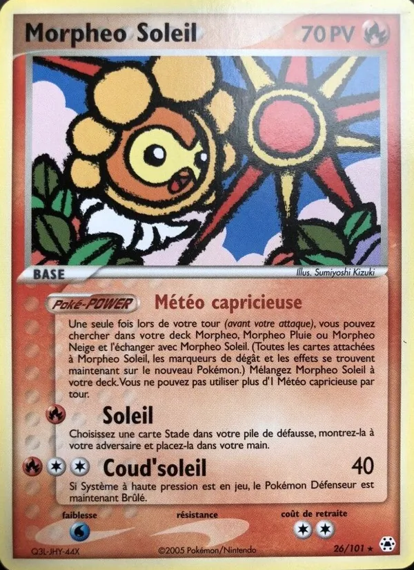 Carte Morpheo Soleil 26/101 – EX Légendes Oubliées