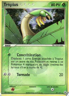Carte Tropius 27/101 – EX Légendes Oubliées