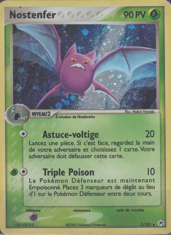 Carte Nostenfer 3/101 – EX Légendes Oubliées