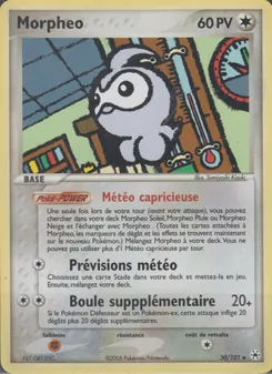 Carte Morphéo 30/101 – EX Légendes Oubliées