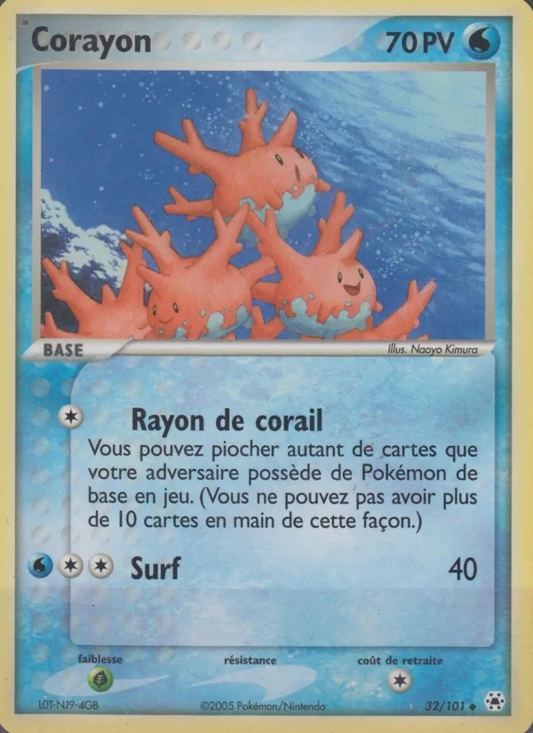 Carte Corayon 32/101 – EX Légendes Oubliées