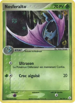 Carte Nosferalto 36/101 – EX Légendes Oubliées