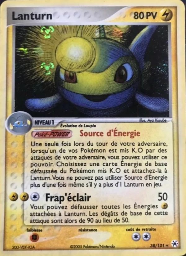Carte Lanturn 38/101 – EX Légendes Oubliées