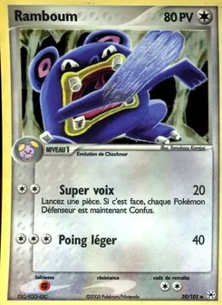 Carte Ramboum 39/101 – EX Légendes Oubliées