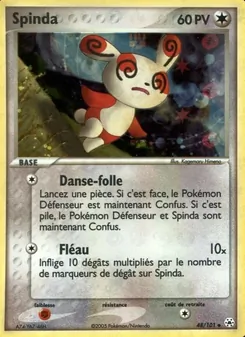 Carte Spinda 48/101 – EX Légendes Oubliées