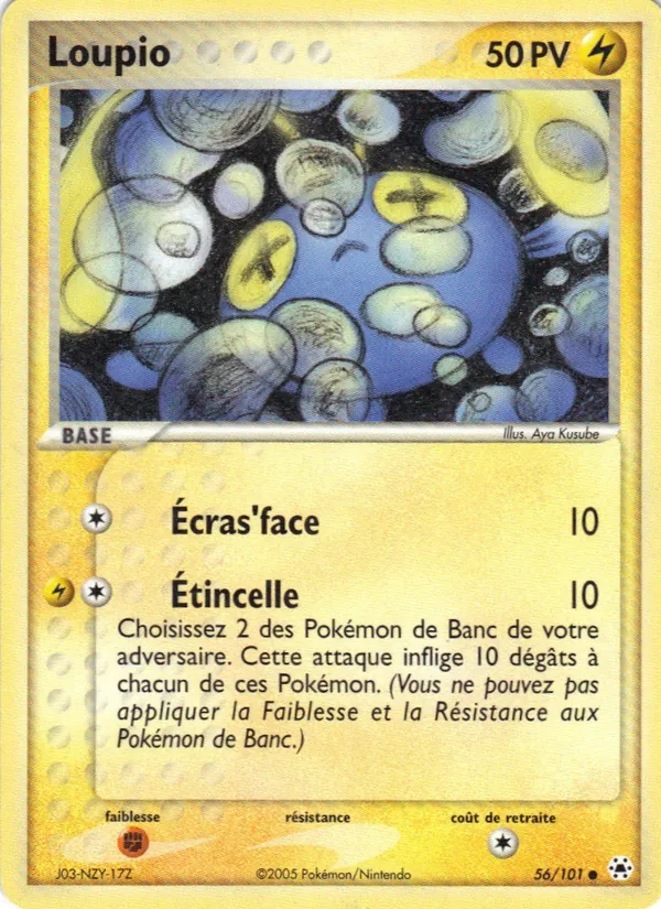 Carte Loupio 56/101 – EX Légendes Oubliées
