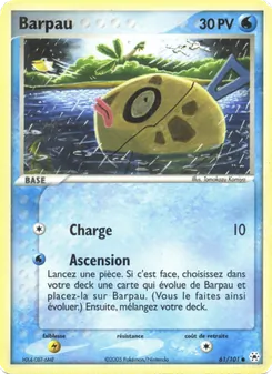 Carte Barpau 61/101 – EX Légendes Oubliées