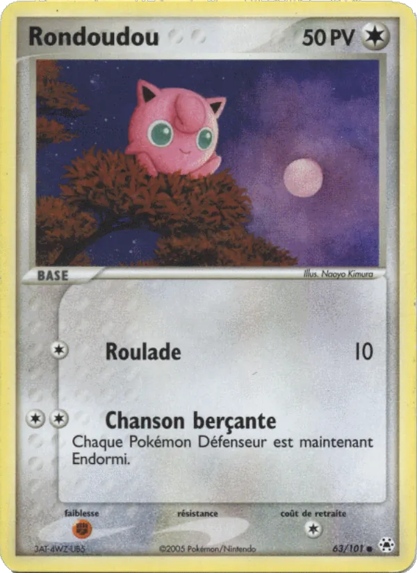 Carte Rondoudou 63/101 – EX Légendes Oubliées