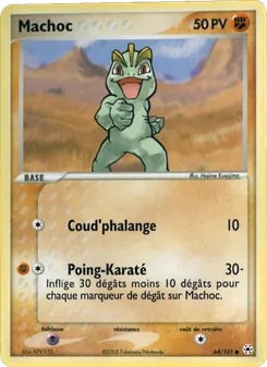 Carte Machoc 64/101 – EX Légendes Oubliées