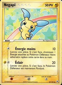 Carte Négapi 67/101 – EX Légendes Oubliées