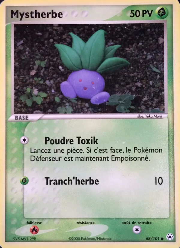 Carte Mystherbe 68/101 – EX Légendes Oubliées