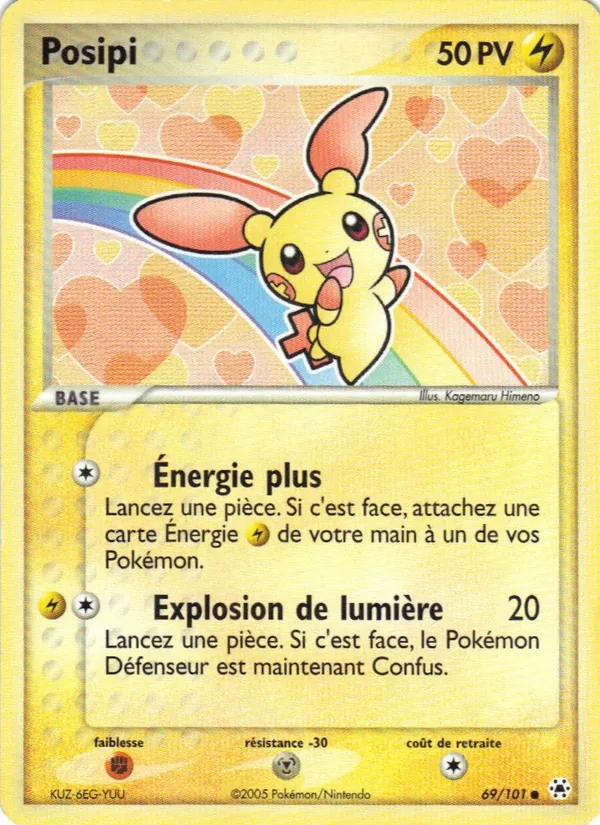 Carte Posipi 69/101 – EX Légendes Oubliées