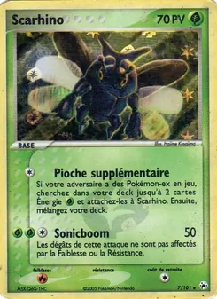 Carte Scarhino 7/101 – EX Légendes Oubliées