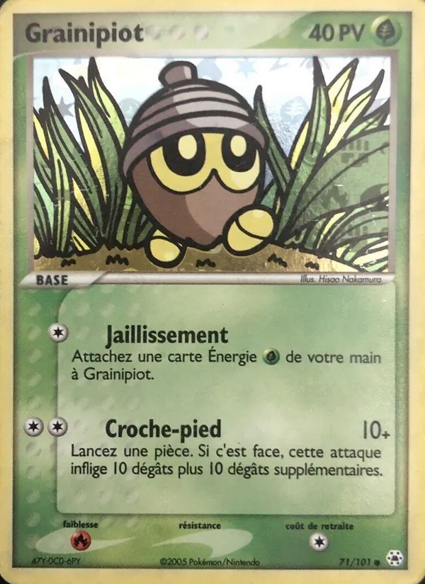 Carte Grainipiot 71/101 – EX Légendes Oubliées