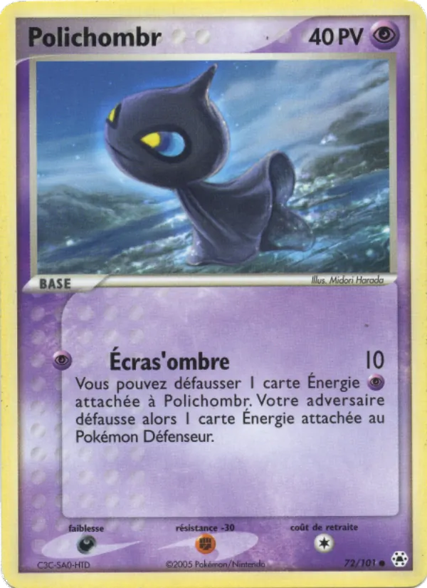 Carte Polichombr 72/101 – EX Légendes Oubliées