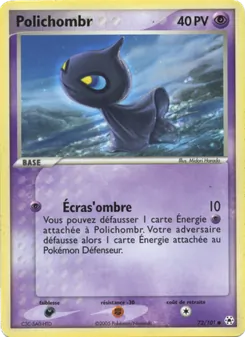 Carte Polichombr 72/101 – EX Légendes Oubliées