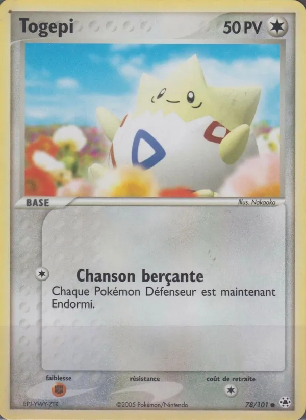 Carte Togepi 78/101 – EX Légendes Oubliées