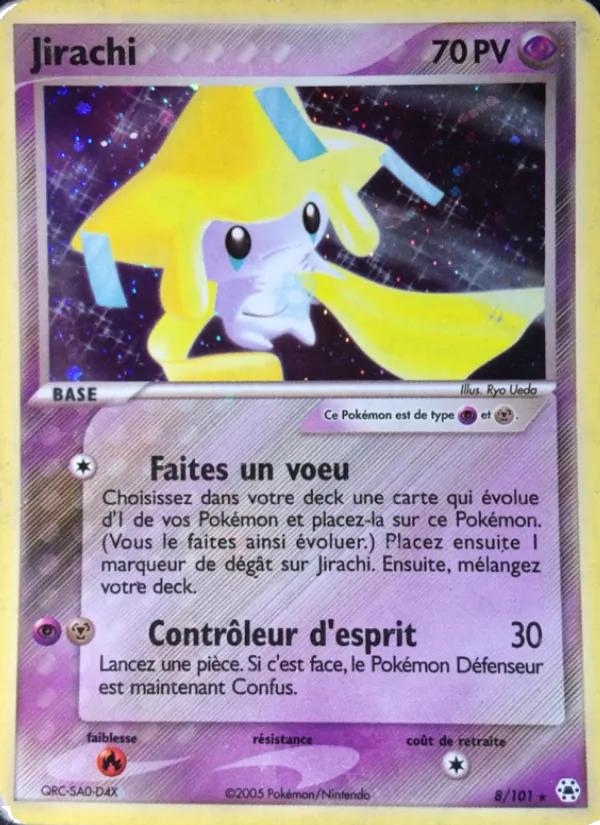 Carte Jirachi 8/101 – EX Légendes Oubliées