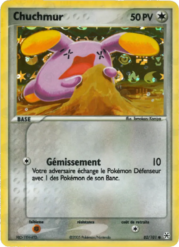 Carte Chuchmur 82/101 – EX Légendes Oubliées