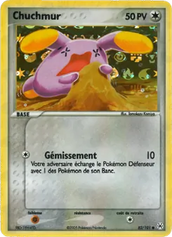 Carte Chuchmur 82/101 – EX Légendes Oubliées