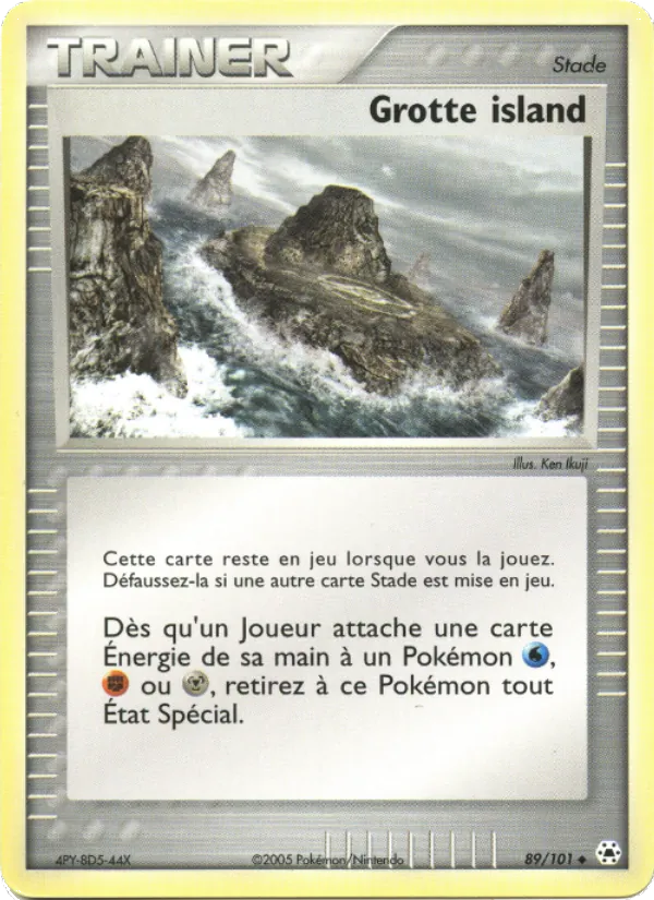 Carte Grotte island 89/101 – EX Légendes Oubliées