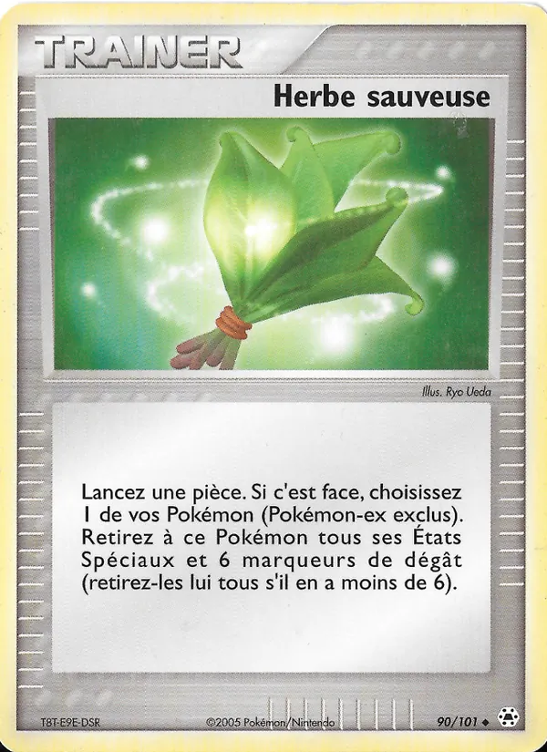 Carte Herbe sauveuse 90/101 – EX Légendes Oubliées