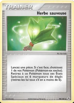 Carte Herbe sauveuse 90/101 – EX Légendes Oubliées