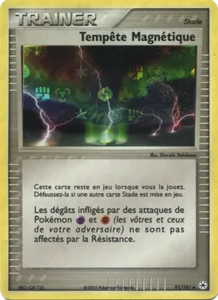 Carte Tempête Magnétique 91/101 – EX Légendes Oubliées