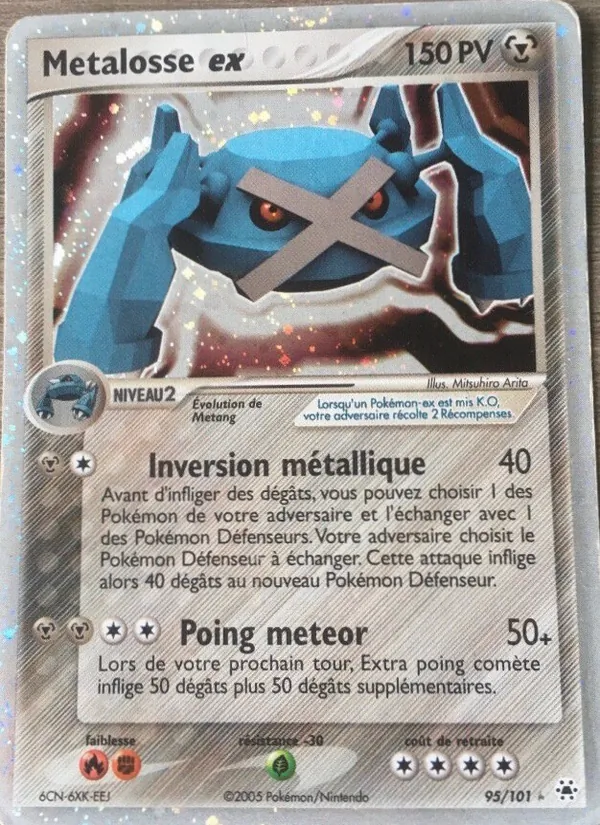 Carte Metalosse ex 95/101 – EX Légendes Oubliées