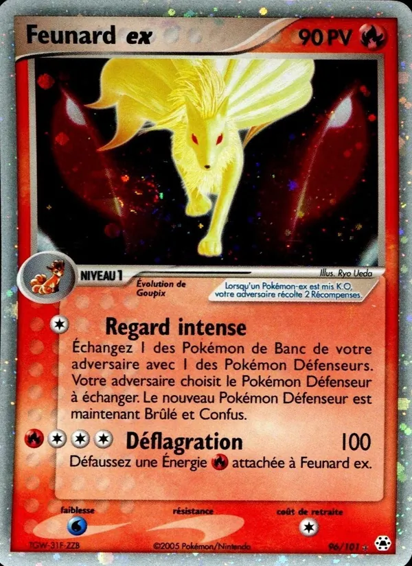 Carte Feunard ex 96/101 – EX Légendes Oubliées